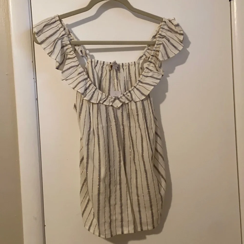 NWT Loft Ruffle Tank - Picture 3 of 7